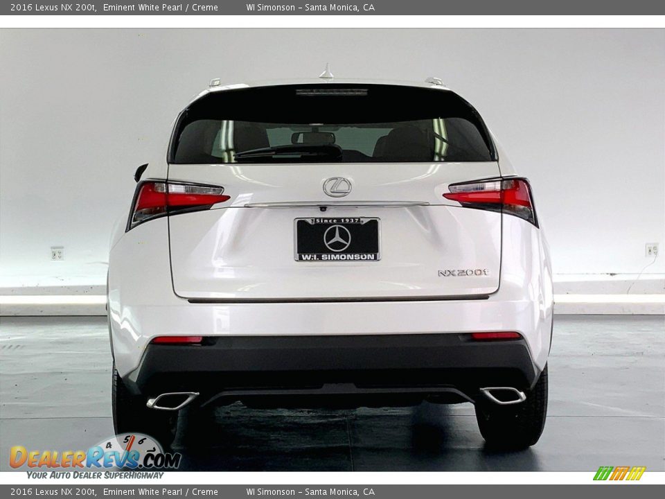 2016 Lexus NX 200t Eminent White Pearl / Creme Photo #3