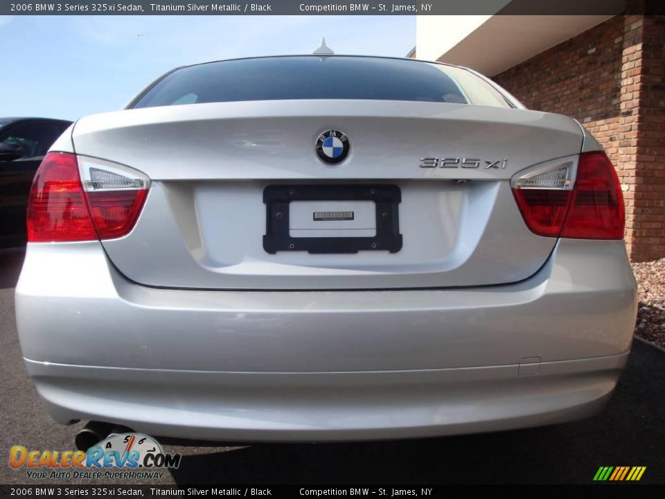 2006 BMW 3 Series 325xi Sedan Titanium Silver Metallic / Black Photo #5