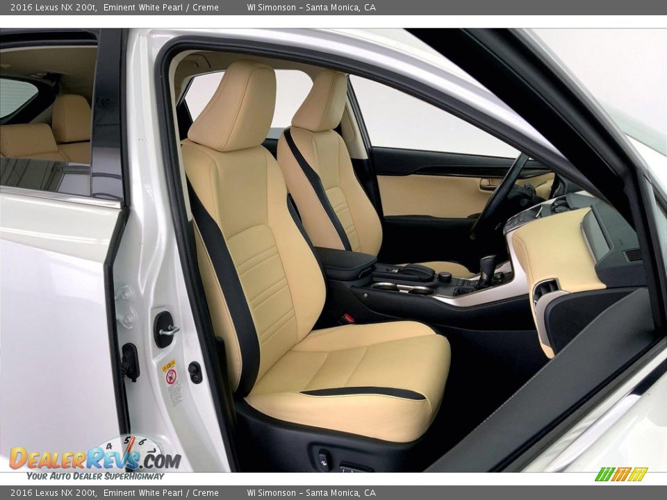 Creme Interior - 2016 Lexus NX 200t Photo #6