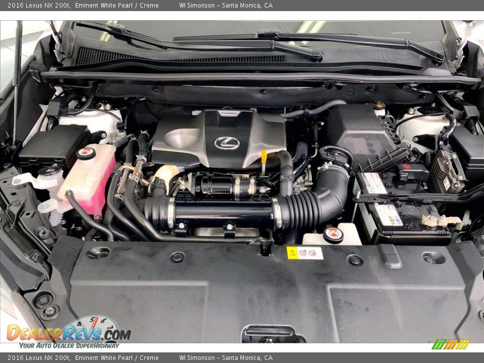 2016 Lexus NX 200t 2.0 Liter Turbocharged DOHC 16-Valve VVT-iW 4 Cylinder Engine Photo #9