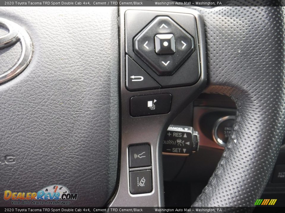 2020 Toyota Tacoma TRD Sport Double Cab 4x4 Cement / TRD Cement/Black Photo #10