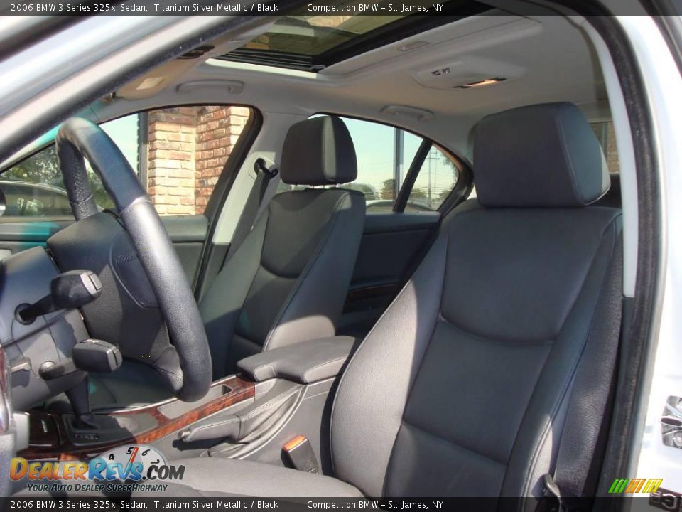 2006 BMW 3 Series 325xi Sedan Titanium Silver Metallic / Black Photo #9