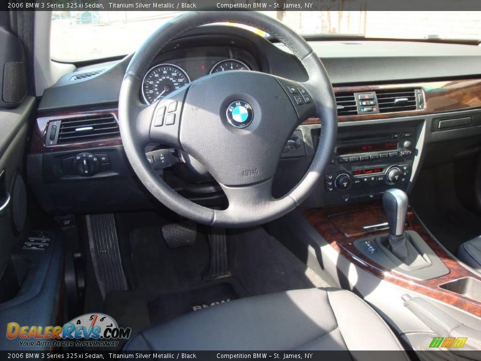 2006 BMW 3 Series 325xi Sedan Titanium Silver Metallic / Black Photo #11