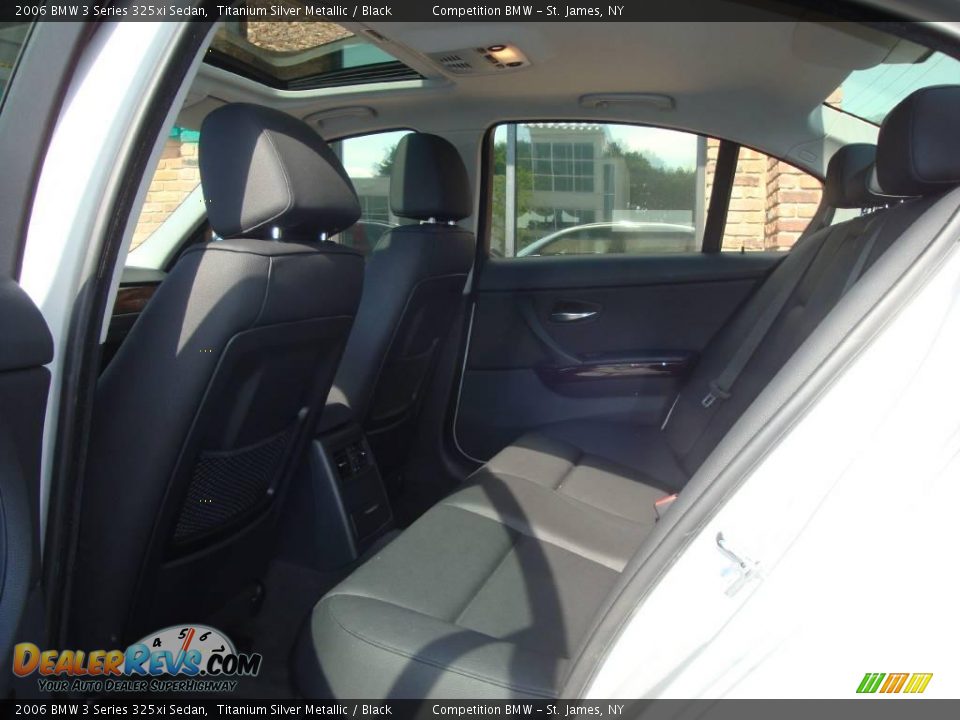 2006 BMW 3 Series 325xi Sedan Titanium Silver Metallic / Black Photo #12