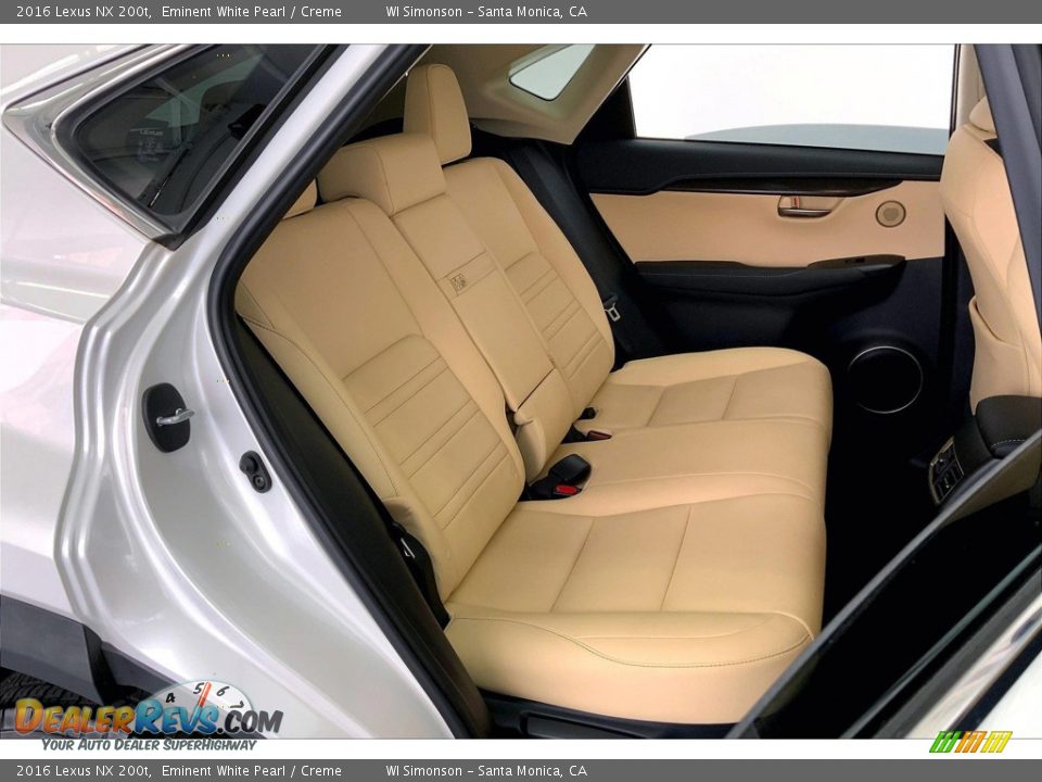 Rear Seat of 2016 Lexus NX 200t Photo #19