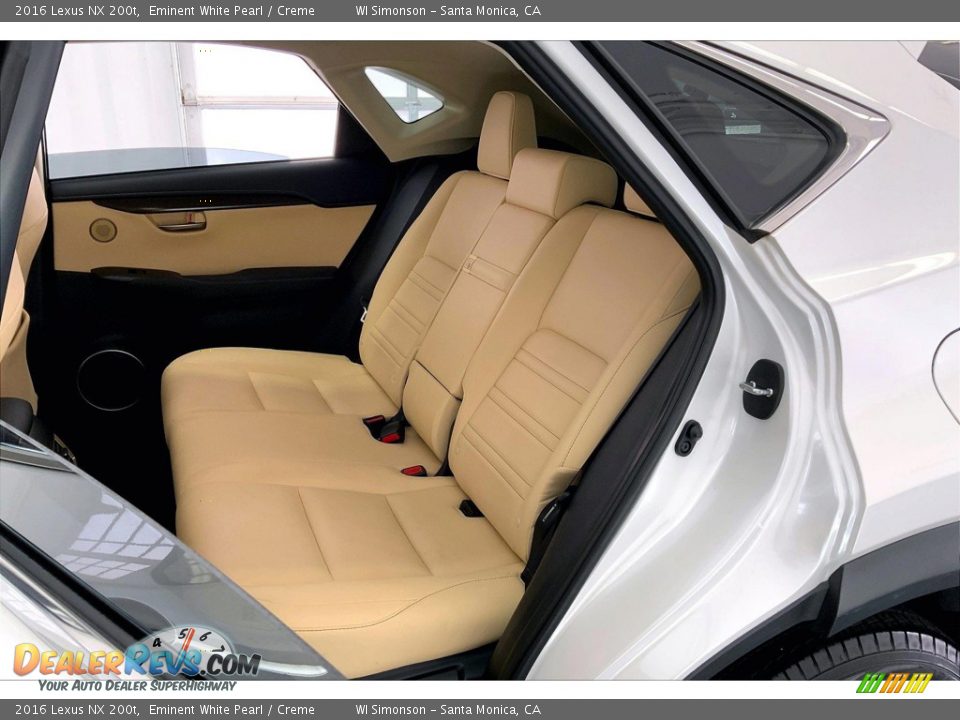 Rear Seat of 2016 Lexus NX 200t Photo #20