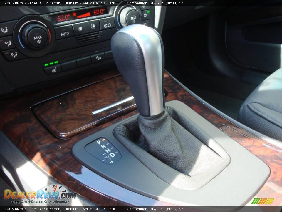 2006 BMW 3 Series 325xi Sedan Titanium Silver Metallic / Black Photo #14
