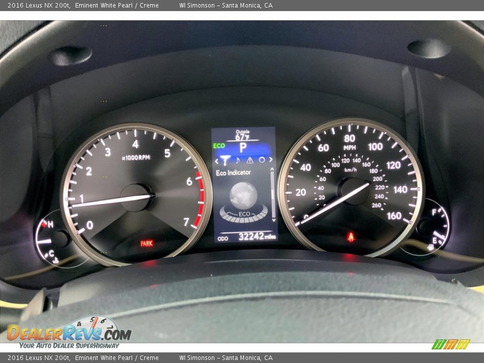 2016 Lexus NX 200t Gauges Photo #23