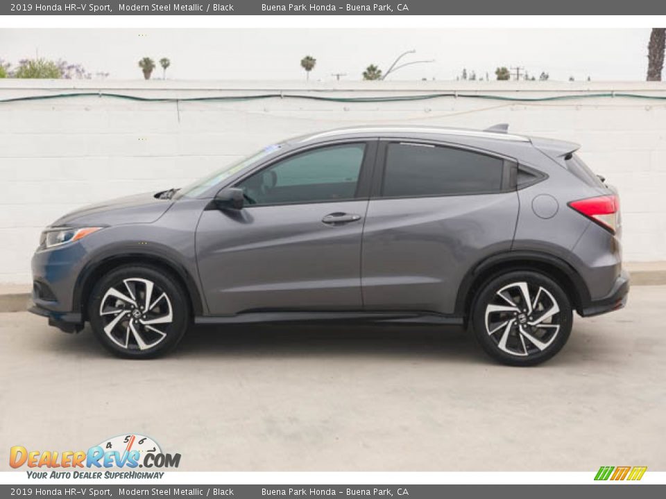 2019 Honda HR-V Sport Modern Steel Metallic / Black Photo #8