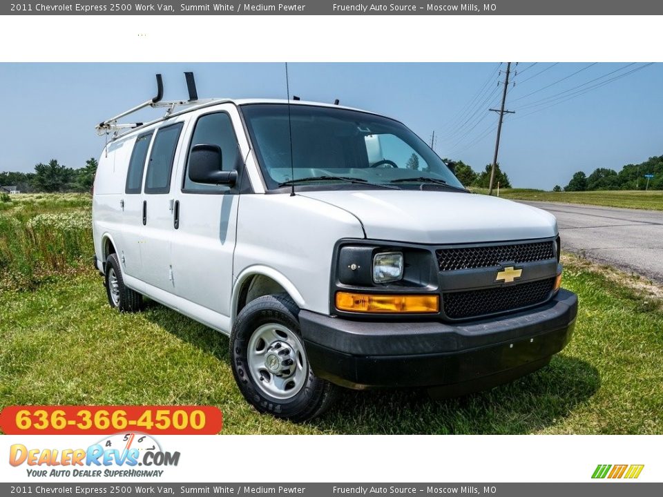 2011 Chevrolet Express 2500 Work Van Summit White / Medium Pewter Photo #1