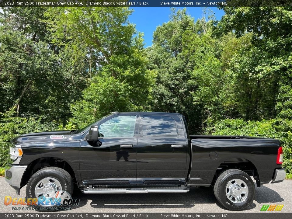 Diamond Black Crystal Pearl 2023 Ram 2500 Tradesman Crew Cab 4x4 Photo #1