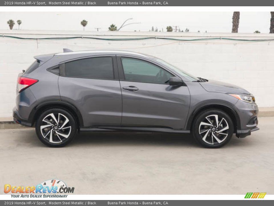 2019 Honda HR-V Sport Modern Steel Metallic / Black Photo #12