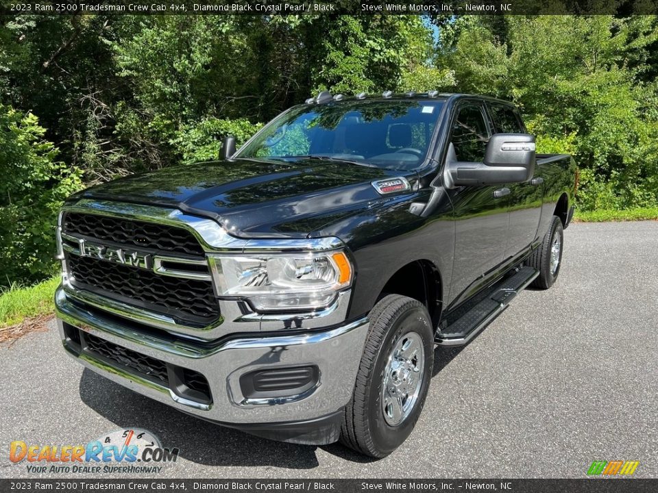 2023 Ram 2500 Tradesman Crew Cab 4x4 Diamond Black Crystal Pearl / Black Photo #2