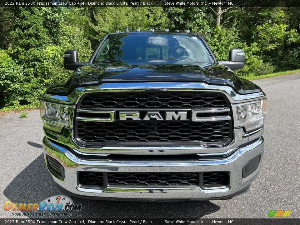 2023 Ram 2500 Tradesman Crew Cab 4x4 Diamond Black Crystal Pearl / Black Photo #3