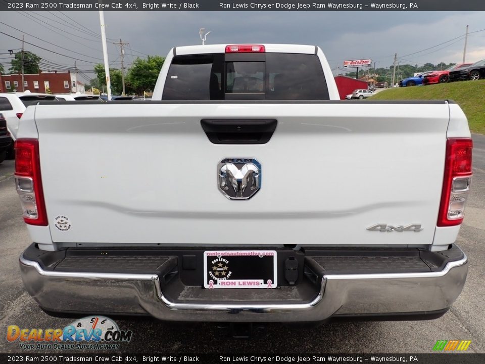 2023 Ram 2500 Tradesman Crew Cab 4x4 Bright White / Black Photo #4