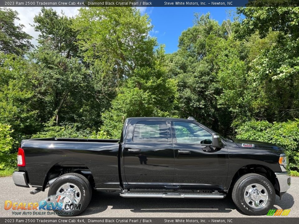 Diamond Black Crystal Pearl 2023 Ram 2500 Tradesman Crew Cab 4x4 Photo #5