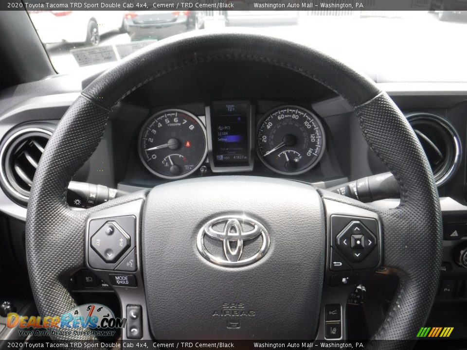 2020 Toyota Tacoma TRD Sport Double Cab 4x4 Cement / TRD Cement/Black Photo #34