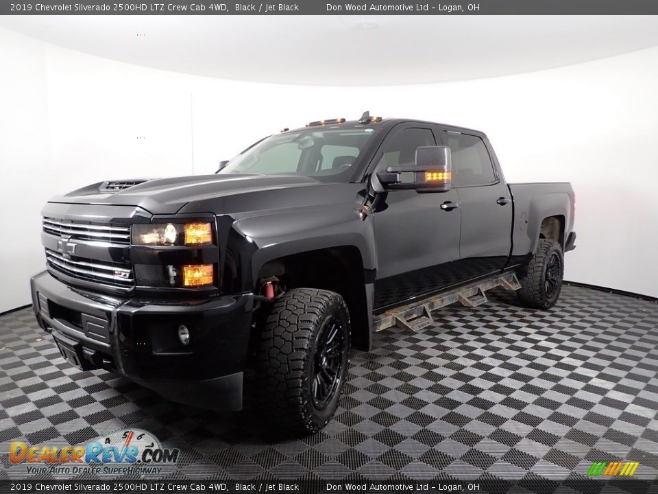 2019 Chevrolet Silverado 2500HD LTZ Crew Cab 4WD Black / Jet Black Photo #7