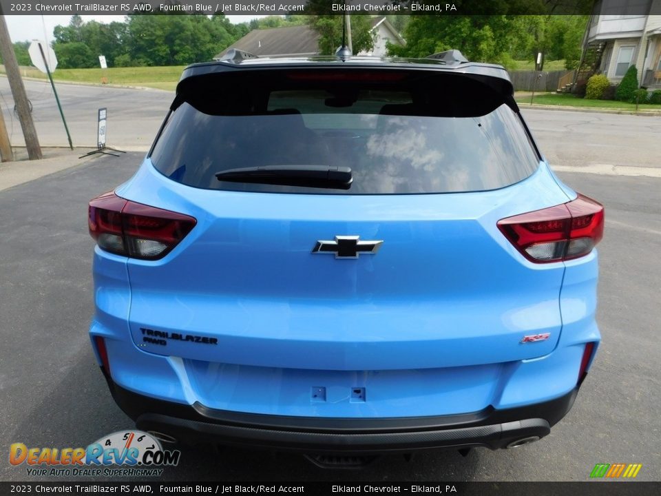 2023 Chevrolet TrailBlazer RS AWD Fountain Blue / Jet Black/Red Accent Photo #10