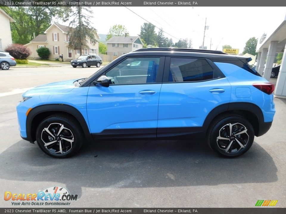 Fountain Blue 2023 Chevrolet TrailBlazer RS AWD Photo #12