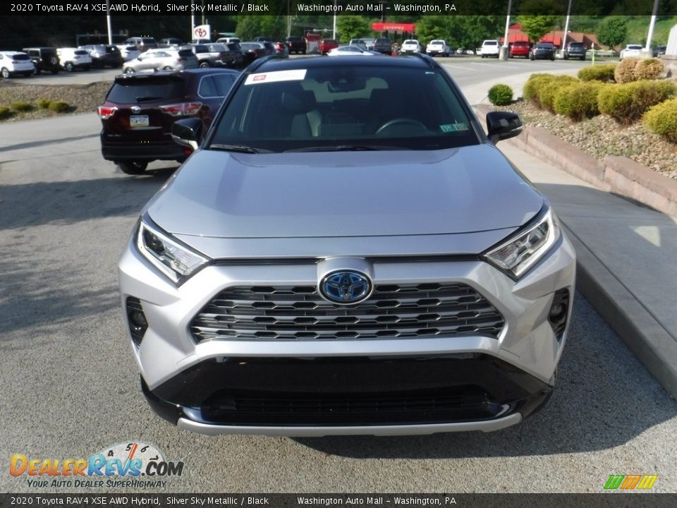 2020 Toyota RAV4 XSE AWD Hybrid Silver Sky Metallic / Black Photo #14