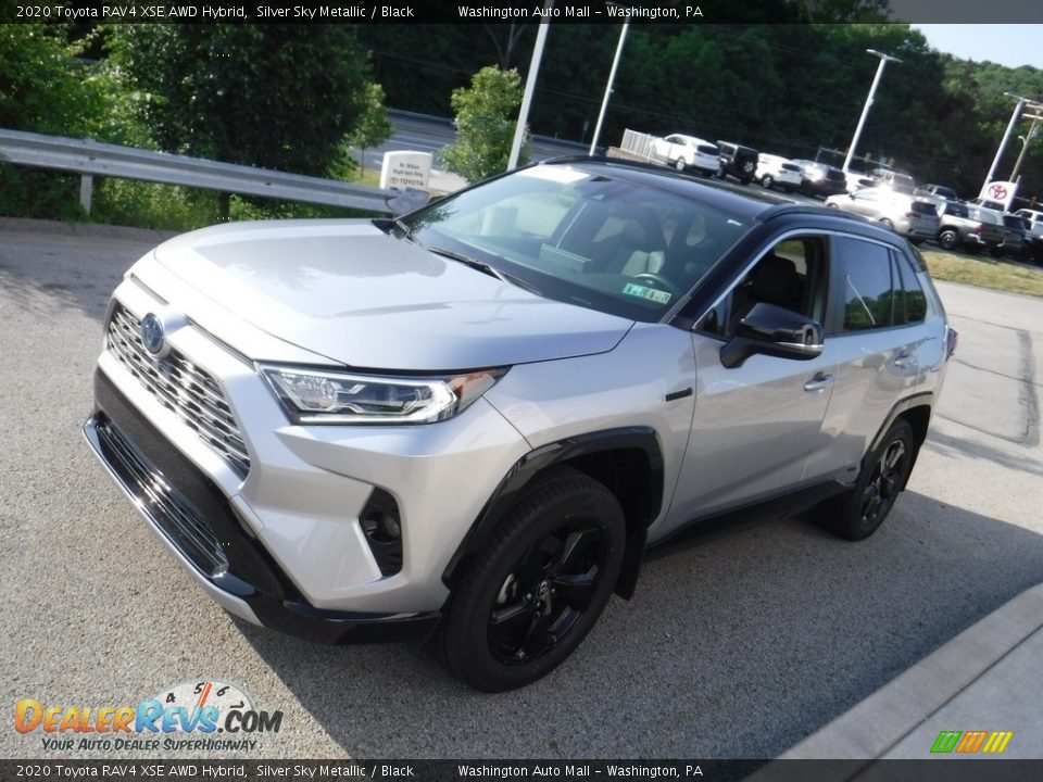 2020 Toyota RAV4 XSE AWD Hybrid Silver Sky Metallic / Black Photo #15