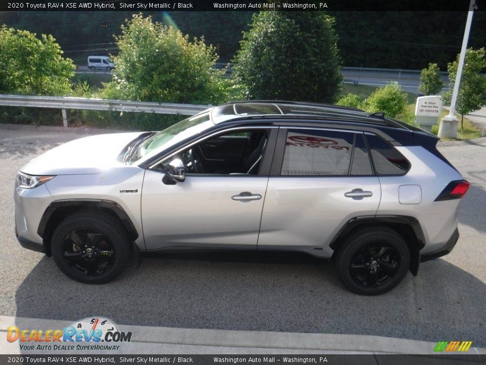 2020 Toyota RAV4 XSE AWD Hybrid Silver Sky Metallic / Black Photo #16