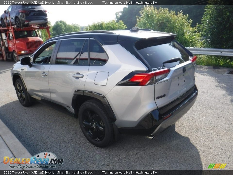 2020 Toyota RAV4 XSE AWD Hybrid Silver Sky Metallic / Black Photo #17