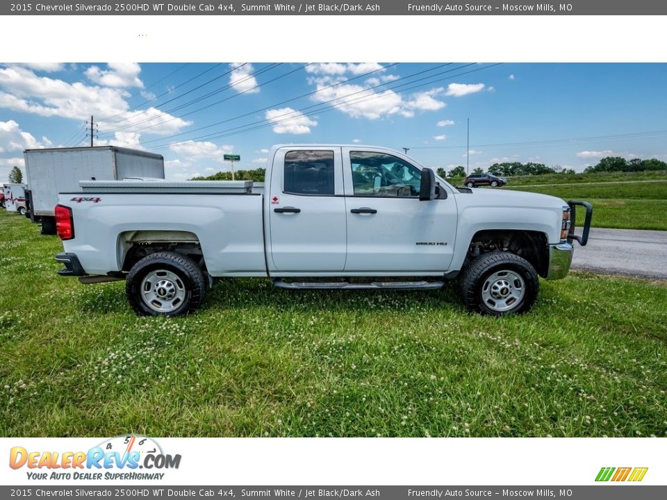 2015 Chevrolet Silverado 2500HD WT Double Cab 4x4 Summit White / Jet Black/Dark Ash Photo #2