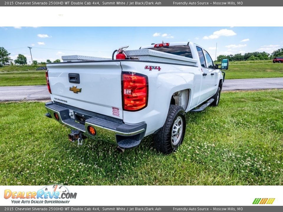 2015 Chevrolet Silverado 2500HD WT Double Cab 4x4 Summit White / Jet Black/Dark Ash Photo #3