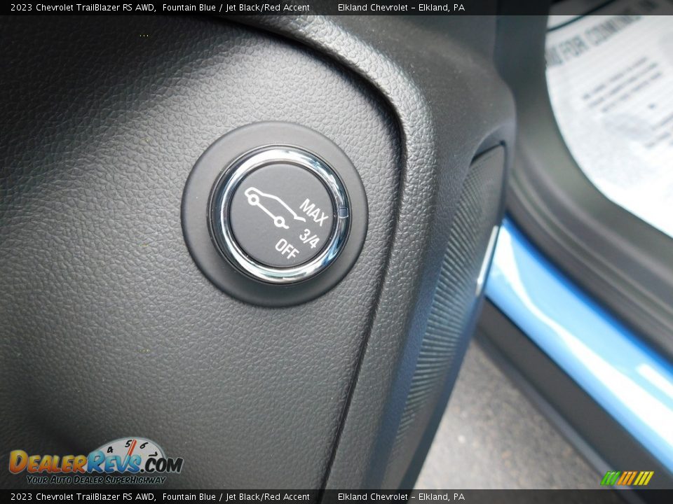 2023 Chevrolet TrailBlazer RS AWD Fountain Blue / Jet Black/Red Accent Photo #20