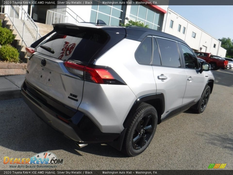 2020 Toyota RAV4 XSE AWD Hybrid Silver Sky Metallic / Black Photo #20