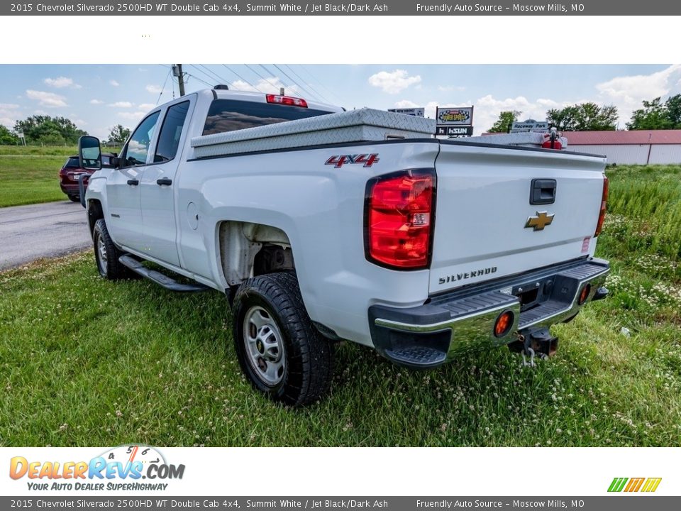 2015 Chevrolet Silverado 2500HD WT Double Cab 4x4 Summit White / Jet Black/Dark Ash Photo #6