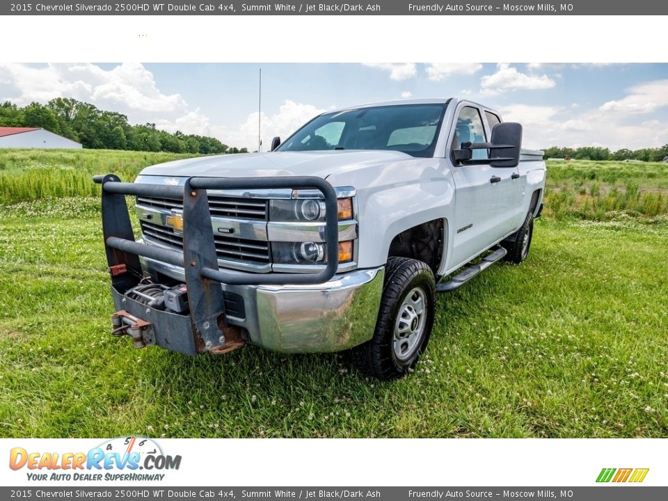 2015 Chevrolet Silverado 2500HD WT Double Cab 4x4 Summit White / Jet Black/Dark Ash Photo #8