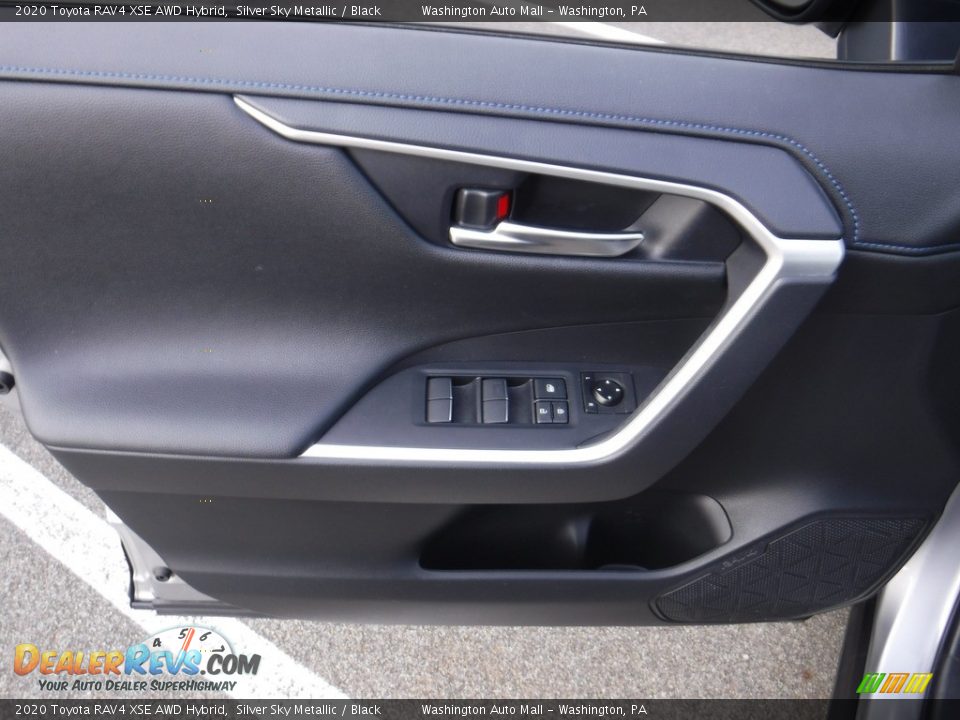 2020 Toyota RAV4 XSE AWD Hybrid Silver Sky Metallic / Black Photo #22