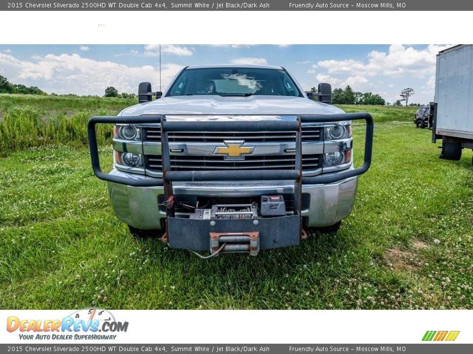 2015 Chevrolet Silverado 2500HD WT Double Cab 4x4 Summit White / Jet Black/Dark Ash Photo #10