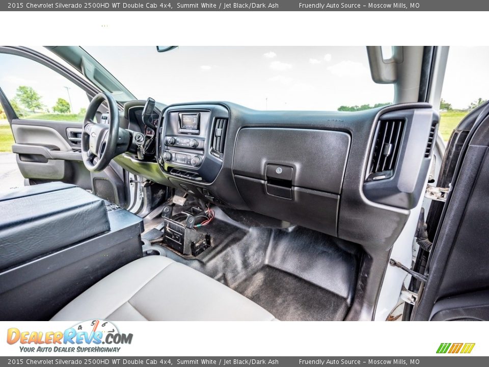 2015 Chevrolet Silverado 2500HD WT Double Cab 4x4 Summit White / Jet Black/Dark Ash Photo #14