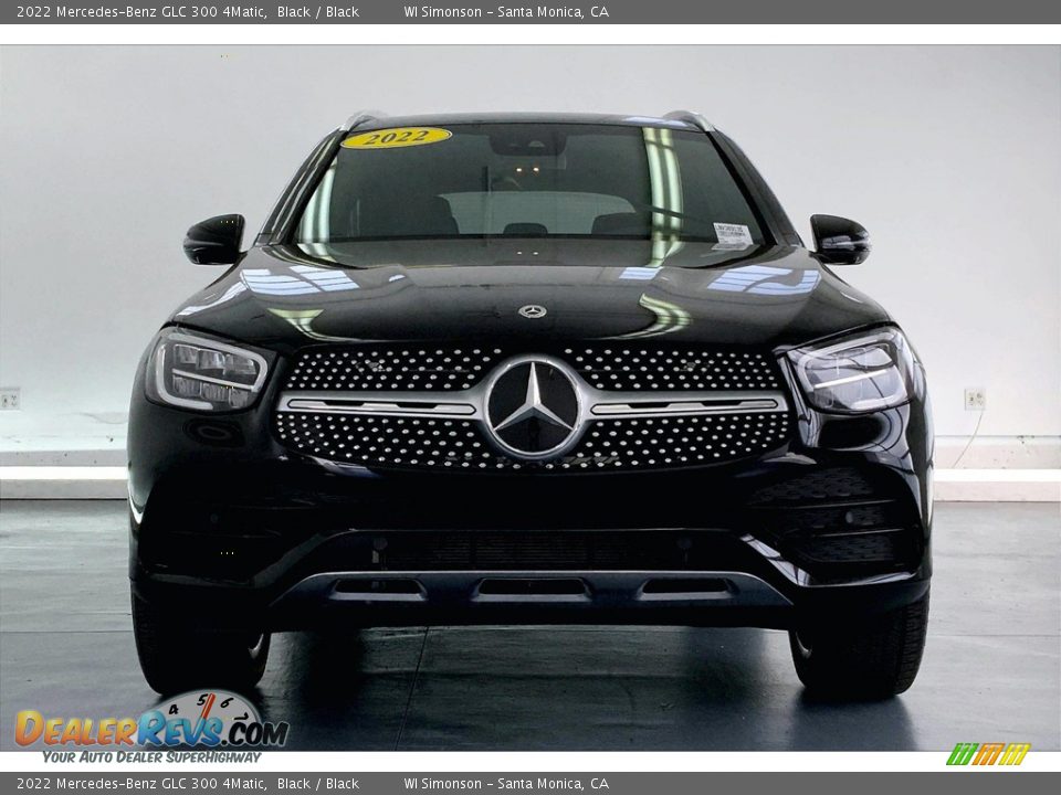 2022 Mercedes-Benz GLC 300 4Matic Black / Black Photo #2