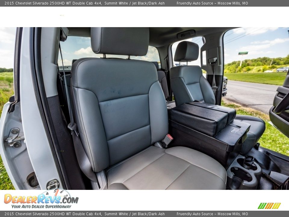 2015 Chevrolet Silverado 2500HD WT Double Cab 4x4 Summit White / Jet Black/Dark Ash Photo #15