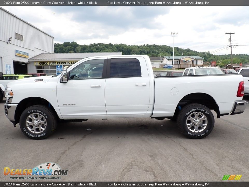 Bright White 2023 Ram 2500 Laramie Crew Cab 4x4 Photo #2