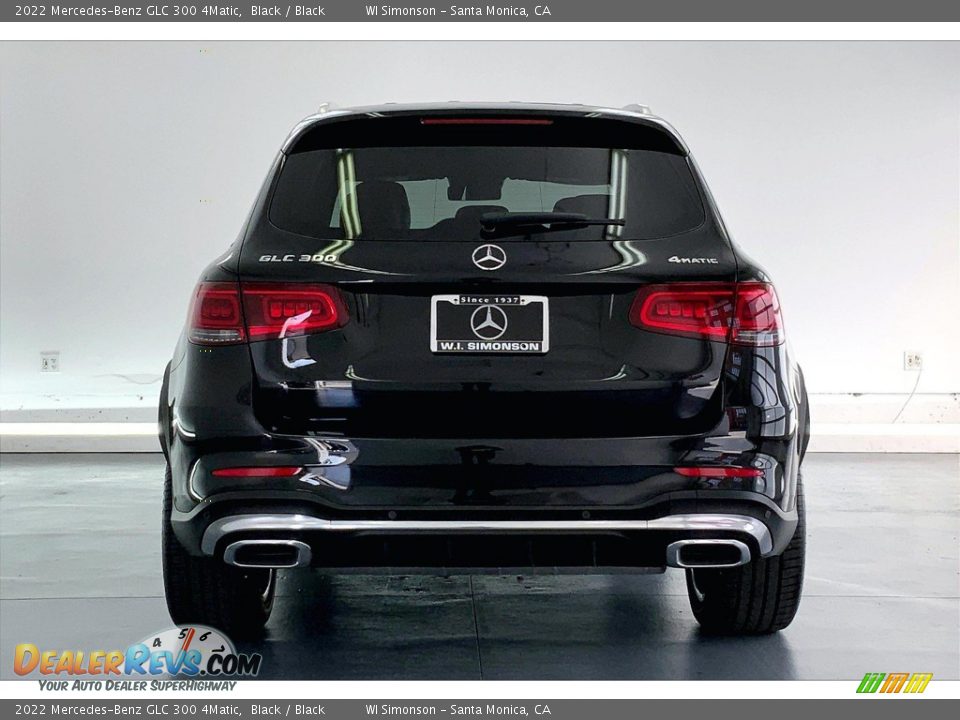 2022 Mercedes-Benz GLC 300 4Matic Black / Black Photo #3