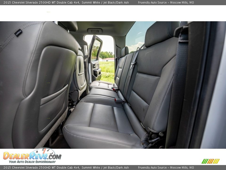 2015 Chevrolet Silverado 2500HD WT Double Cab 4x4 Summit White / Jet Black/Dark Ash Photo #17