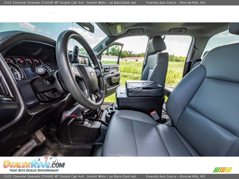 2015 Chevrolet Silverado 2500HD WT Double Cab 4x4 Summit White / Jet Black/Dark Ash Photo #18