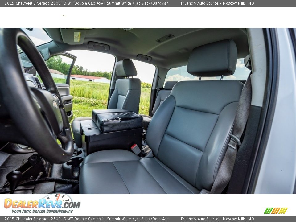 2015 Chevrolet Silverado 2500HD WT Double Cab 4x4 Summit White / Jet Black/Dark Ash Photo #19