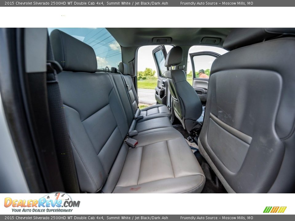 2015 Chevrolet Silverado 2500HD WT Double Cab 4x4 Summit White / Jet Black/Dark Ash Photo #20