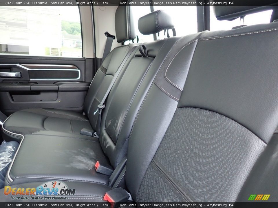 Rear Seat of 2023 Ram 2500 Laramie Crew Cab 4x4 Photo #12