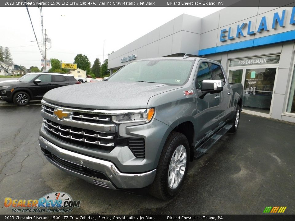 2023 Chevrolet Silverado 1500 LTZ Crew Cab 4x4 Sterling Gray Metallic / Jet Black Photo #2