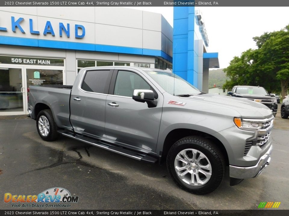 2023 Chevrolet Silverado 1500 LTZ Crew Cab 4x4 Sterling Gray Metallic / Jet Black Photo #5