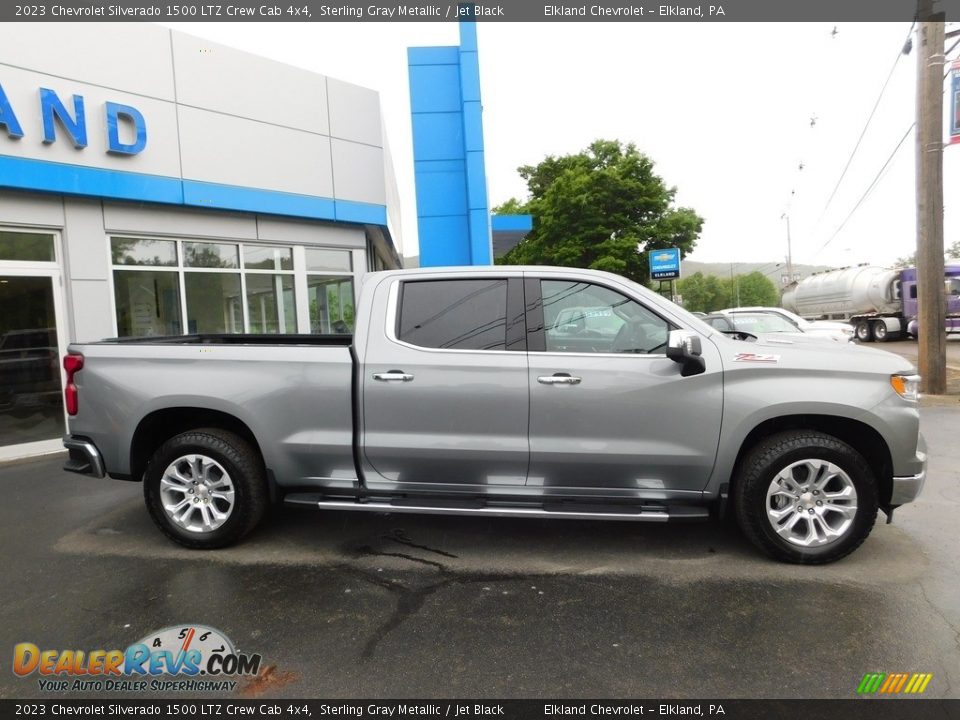 2023 Chevrolet Silverado 1500 LTZ Crew Cab 4x4 Sterling Gray Metallic / Jet Black Photo #6