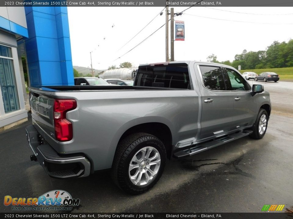 2023 Chevrolet Silverado 1500 LTZ Crew Cab 4x4 Sterling Gray Metallic / Jet Black Photo #7